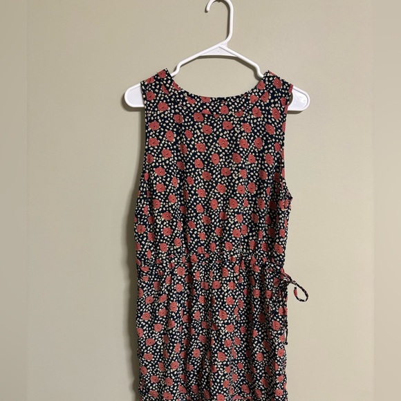 Urban Outfitters UO Kimchi Blue Pink Floral Sleeveless Romper Size Large New - Picture 1 of 6